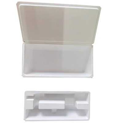 Anpassad komposterbar biologiskt nedbrytbar gjuten sockerrörsbagassmassaförpackning